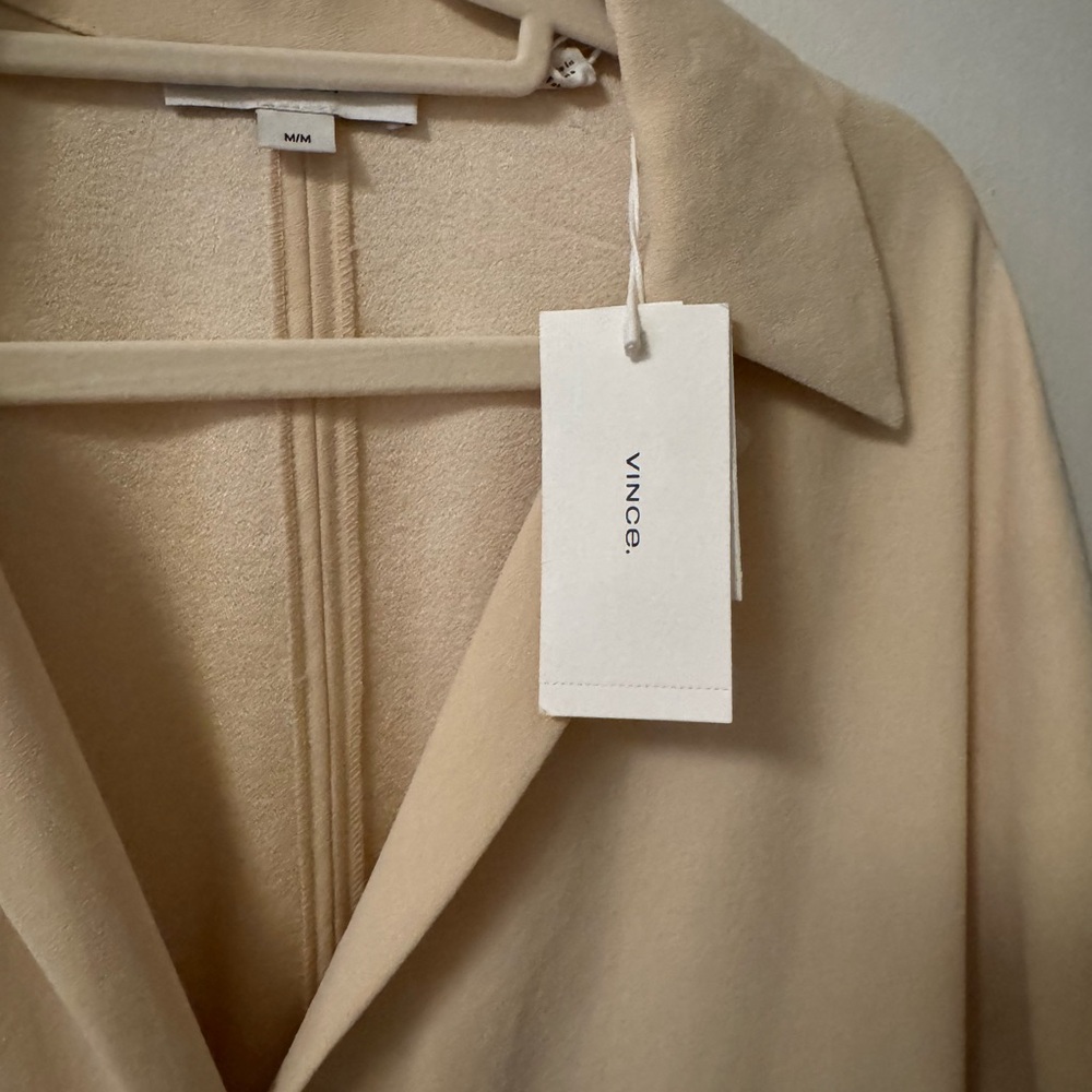 Never worn VINCE Cream Long Sleeve Dress - Picture 4 of 6